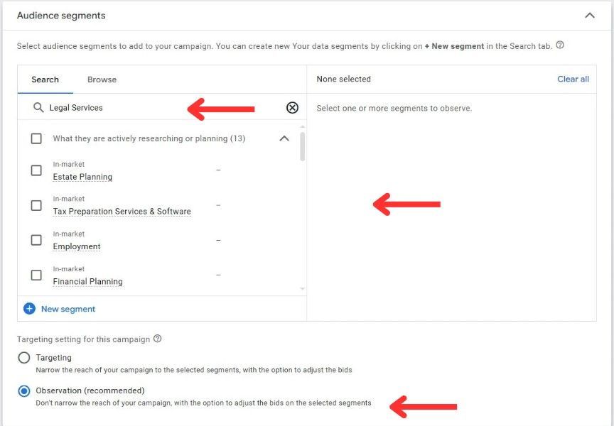 audience segment
