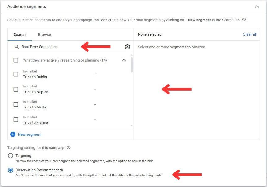 audience segment