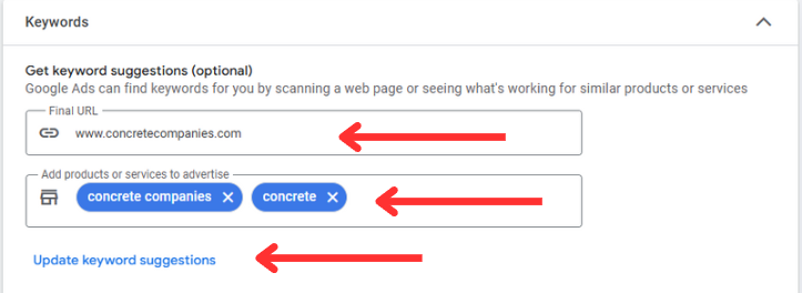 concrete leveling keywords