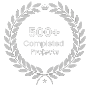 over 500 completed projects