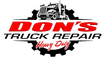 dons heavy duty truck repair logo