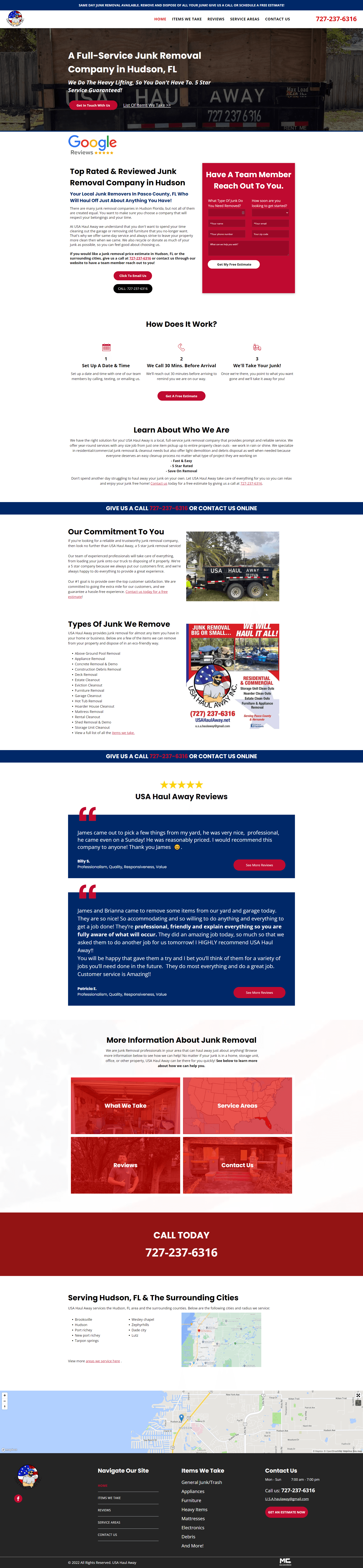 USA haul away website