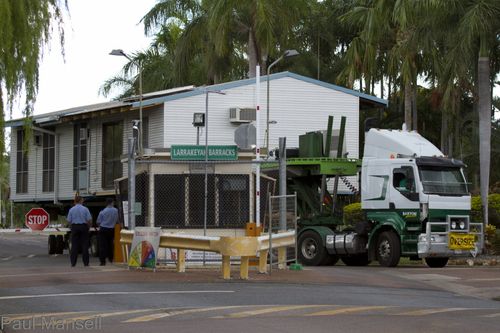 house being transported