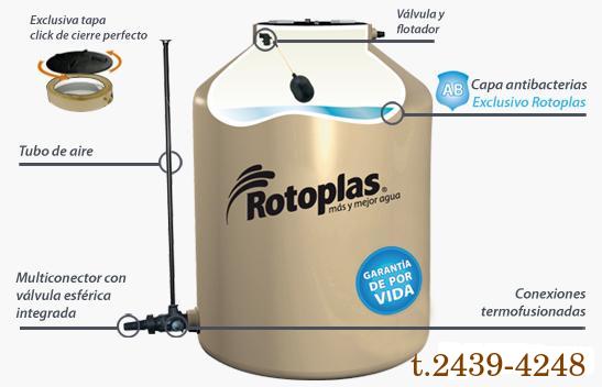 Deposito de agua Rotoplas
