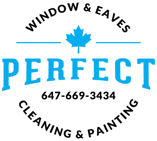 A flawless logo featuring a blue maple leaf, symbolizing excellence and Canadian heritage.