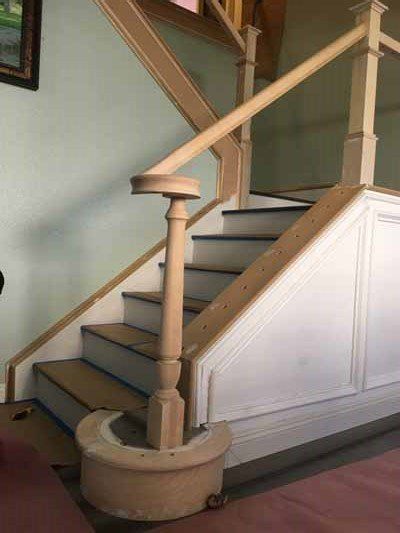Painted Wooden Staircase — Ontario, CA — Elite Painters