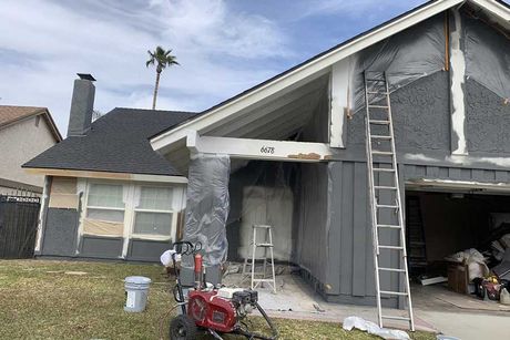 Unfinished Construction Of House — Ontario, CA — Elite Painters