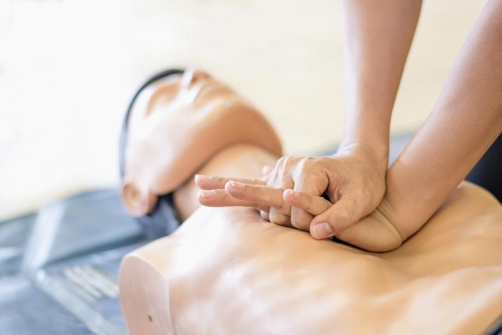 CPR Training Using a Dummy — First Aid Industrial Medical In Newcastle, NSW