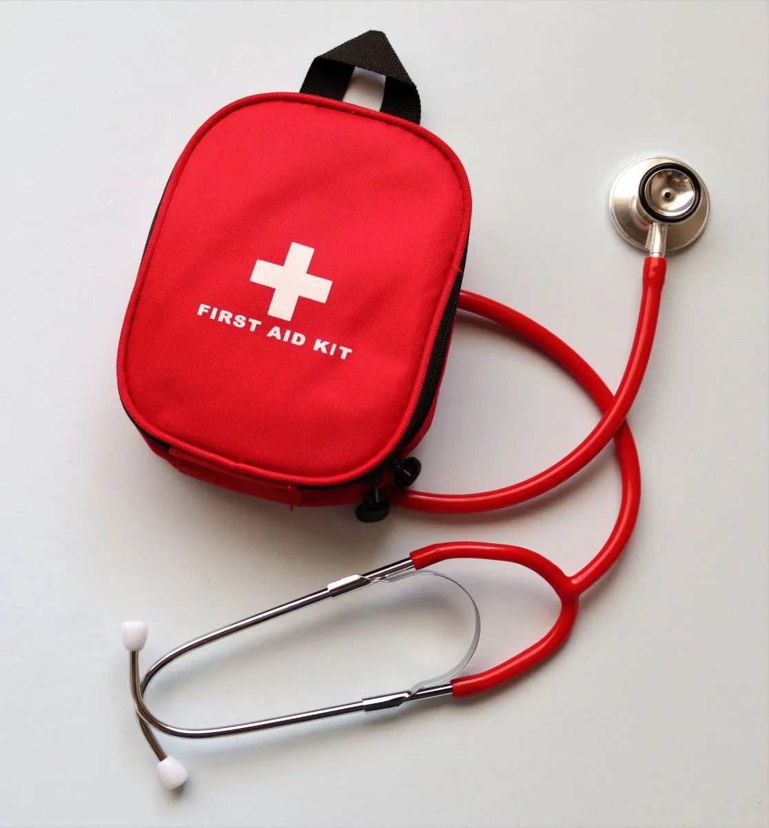 First Aid Kit With Stethoscope — First Aid Industrial Medical In Taree, NSW