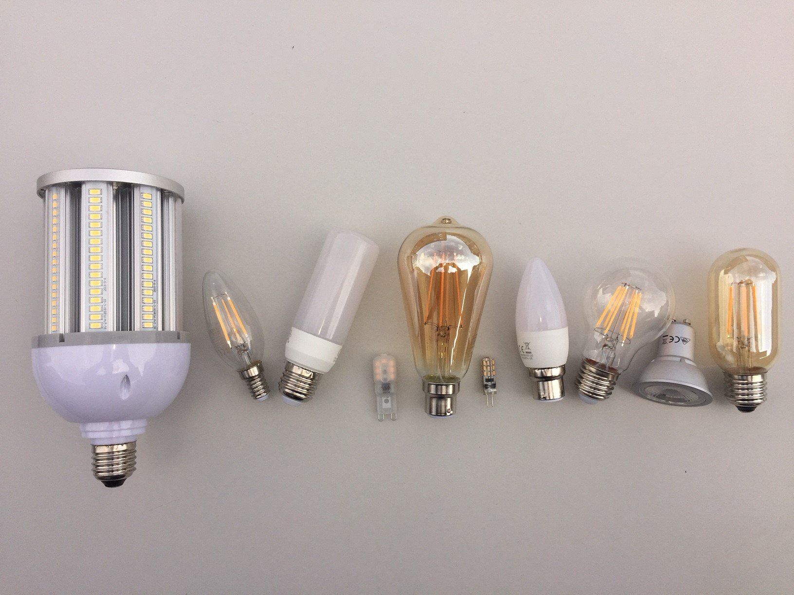 LED bulbs all shapes and sizes available at our Cardiff store
