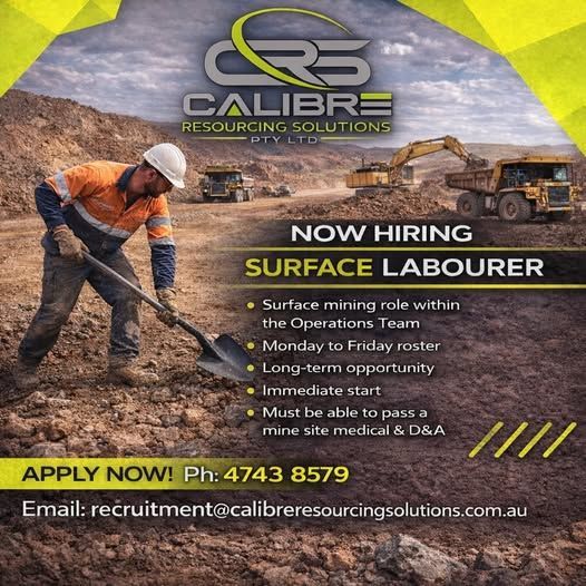 MINE SITE SURFACE LABOURERS