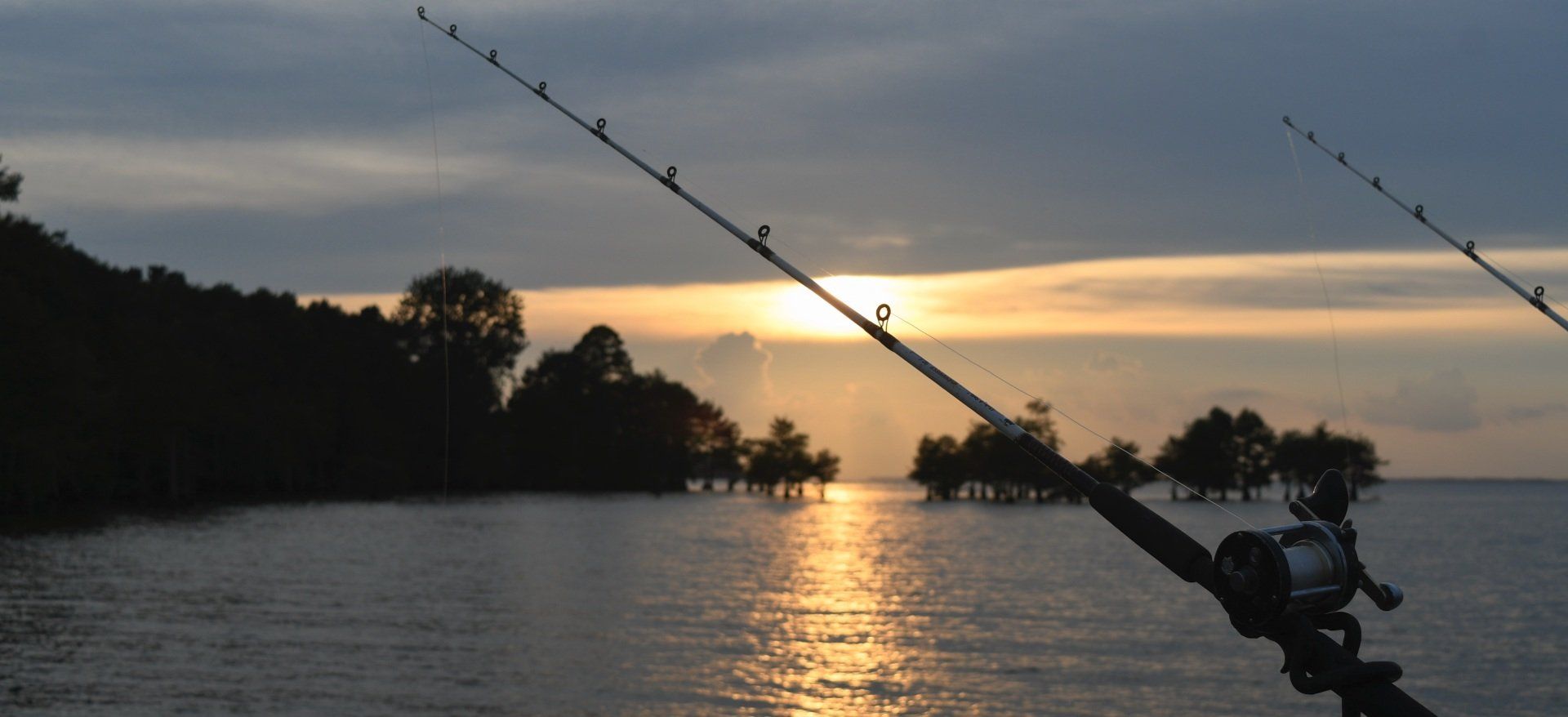 Fishing on Lake Moultrie