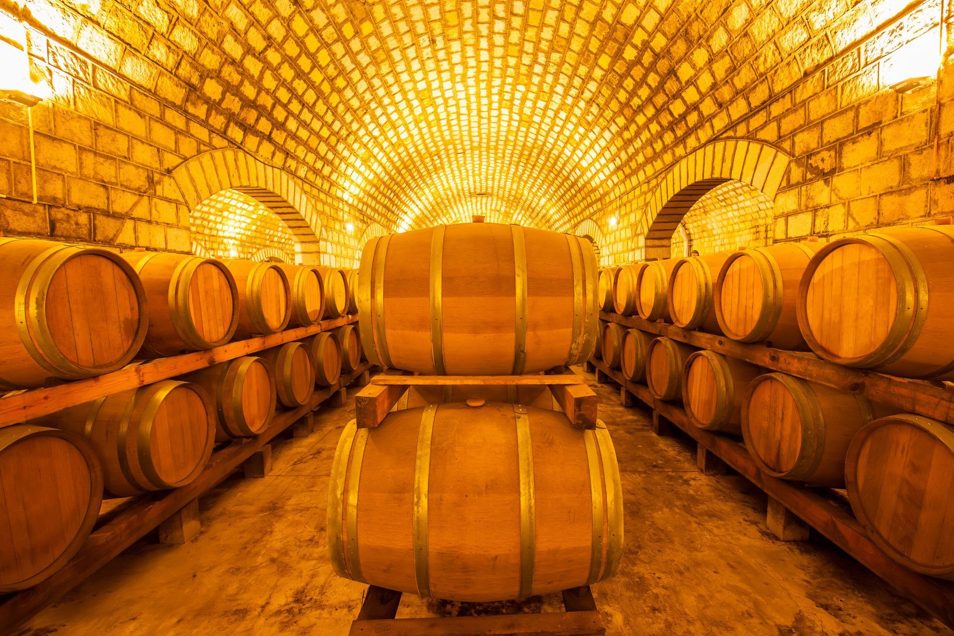 Wine barrels