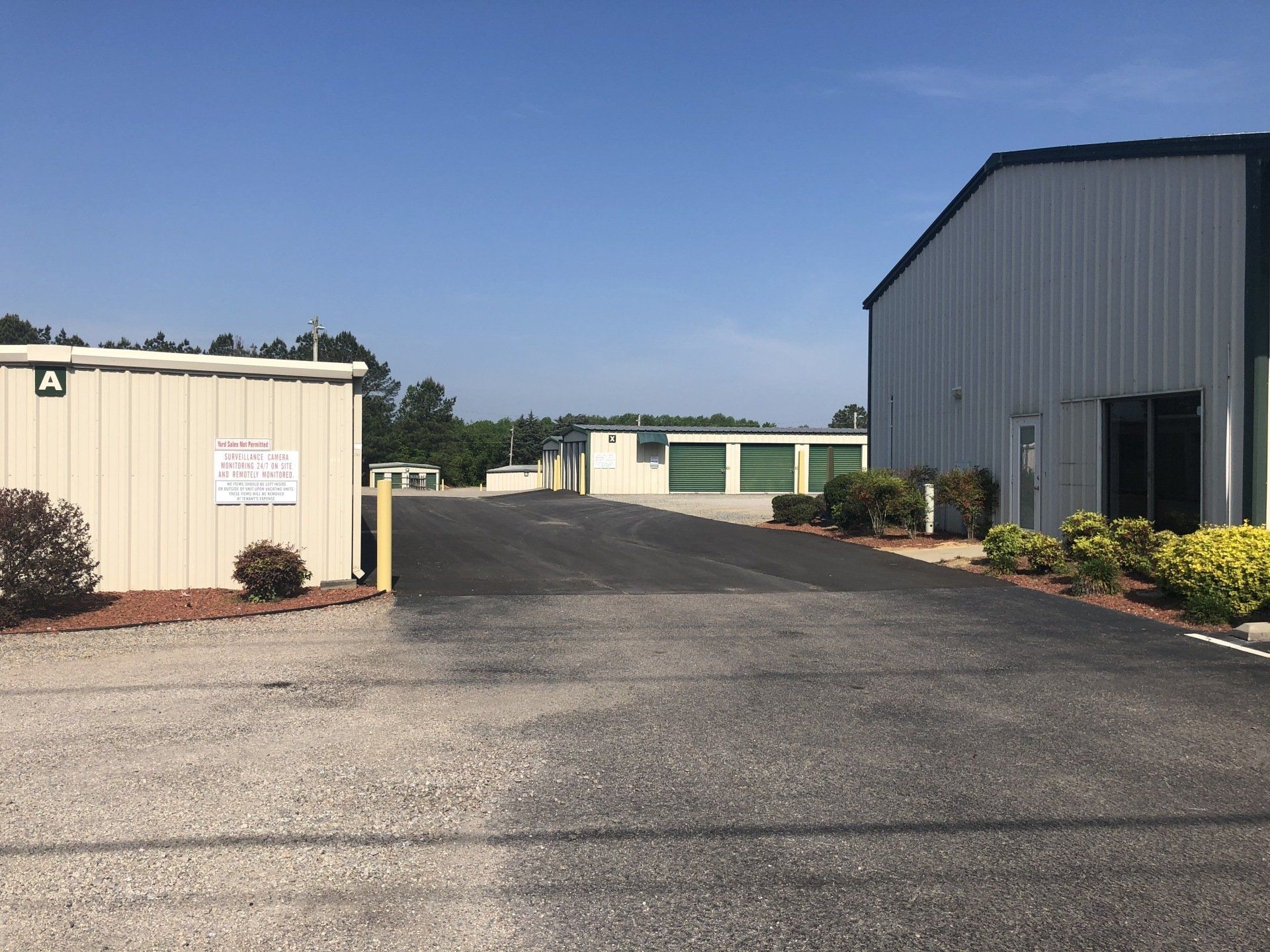 Non-Climate Controlled — West End, NC — Pinehurst Mini Storage Warehouses