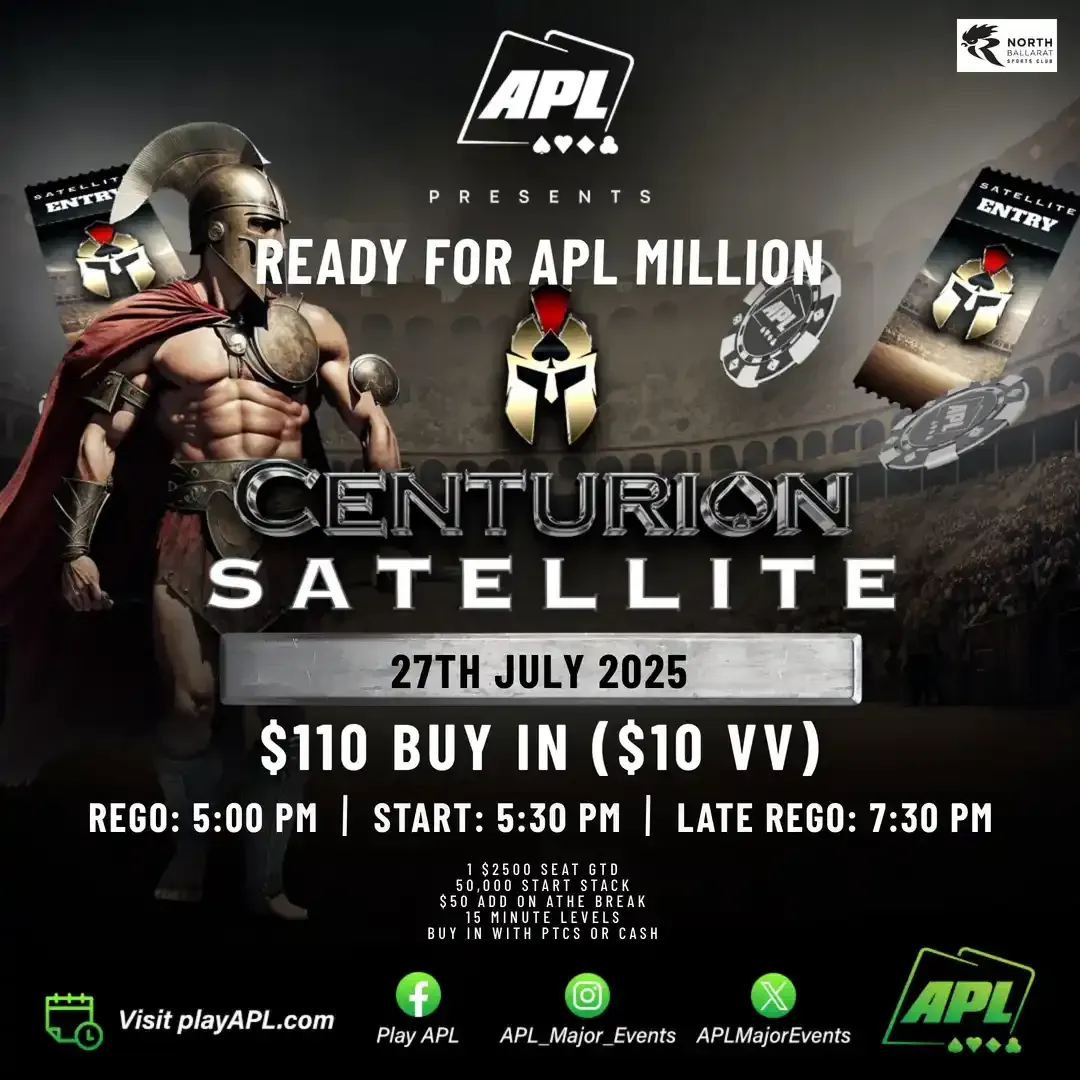 Centurion Satellite Poker
