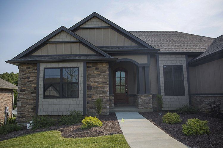Front View of Perfect Home by Hansman Custom Homes in Mid-MO