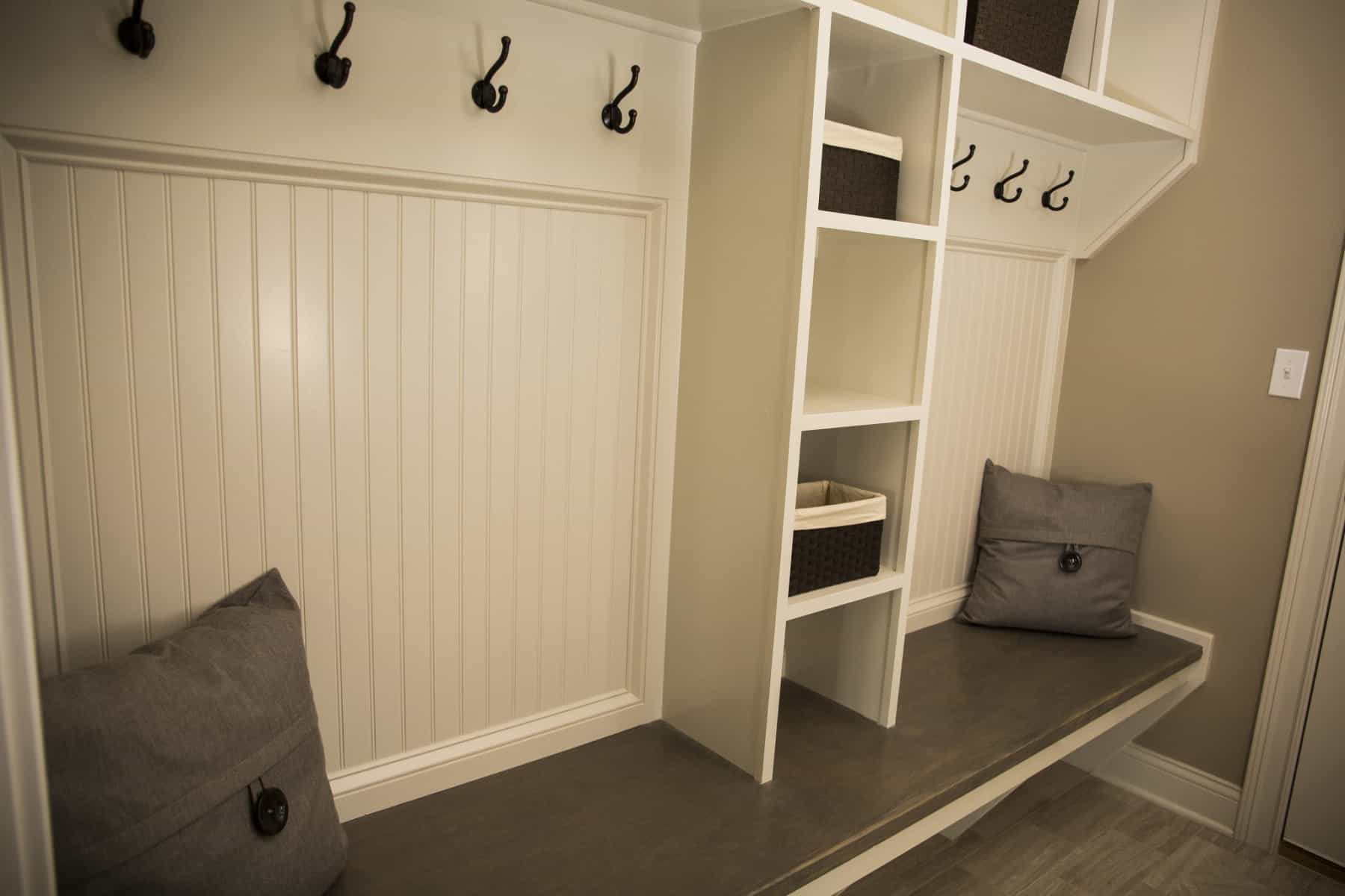 Built-in Cubbies & Hooks for a Custom Home in Mid-MO by Hansman