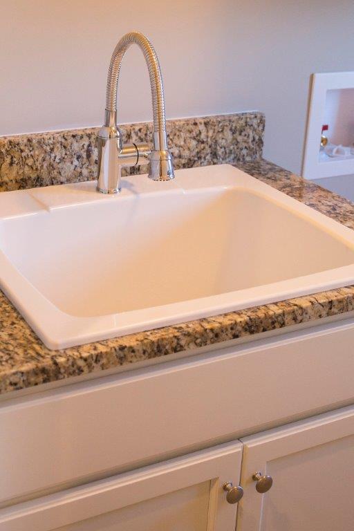 Clean, Brand New Sink by Hansman Custom Homes in Mid-Missouri
