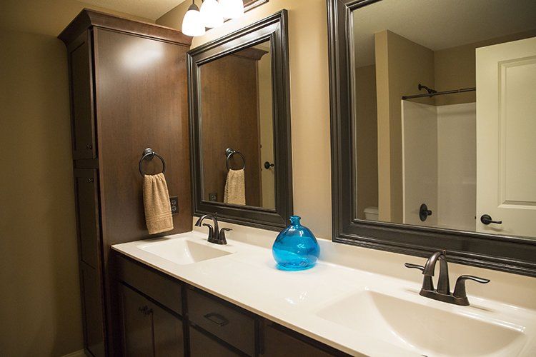 Hansman Custom Homes Creates Elegant Custom Bathroom Sinks in Mid-Missouri
