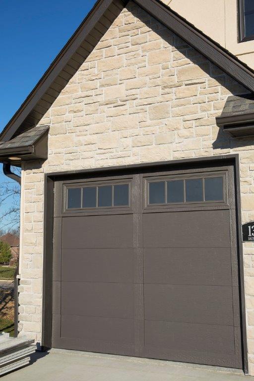 New Custom Garage Door Designed by Hansman Custom Homes in Mid-MO