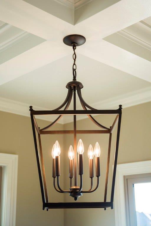 Large Hanging Light by Hansman Custom Homes in Mid-MO