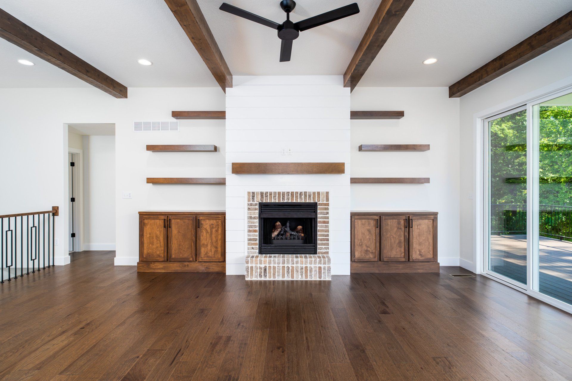 Build a Beautiful Fireplace With Custom Shelving With Help From Hansman Custom Homes in Columbia, MO