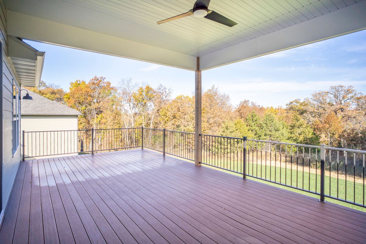 With Hansman Custom Homes, We Can Build a Large Patio Deck on Your Mid-Missouri Custom Home