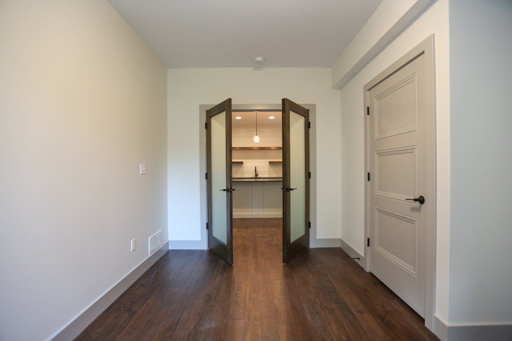 Double Door Entrance in a Hansman Custom Home Designed Home