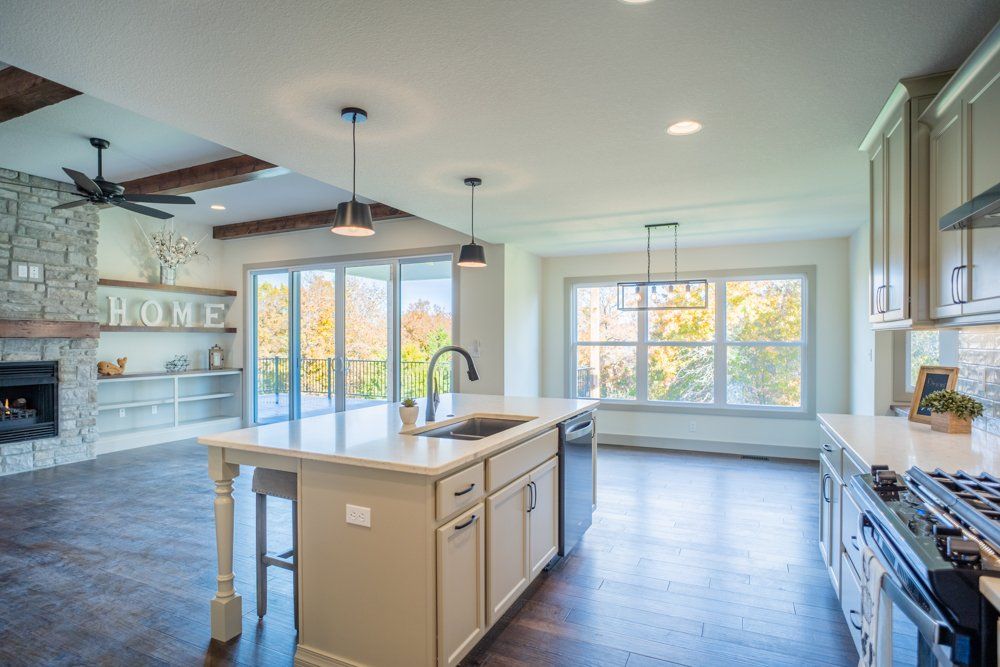 Give Yourself a New Kitchen Island by Hansman Custom Homes in Mid-MO