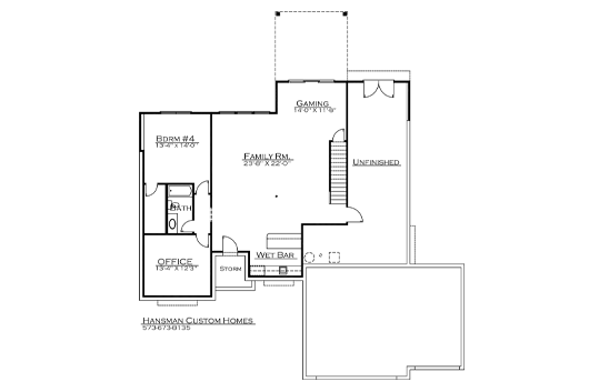 Huron Home Floor Plan | Mid-Missouri Custom Homes