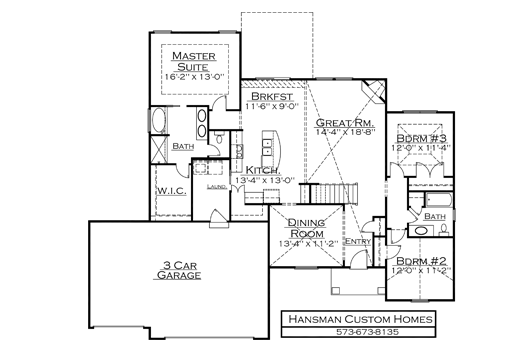Mid-Missouri Home Floor Plans | Hansman Custom Homes