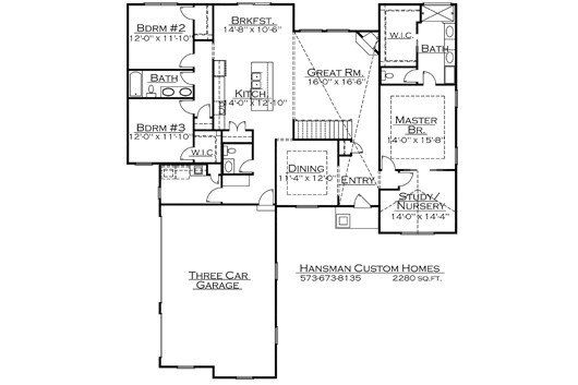 Tadley Home Floor Plans | Hansman Custom Homes | Mid-Missouri