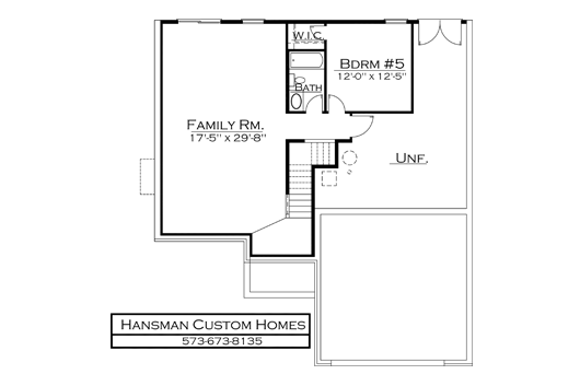 Woodshire Home Floor Plan | Columbia, Mo | Hansman Custom Homes