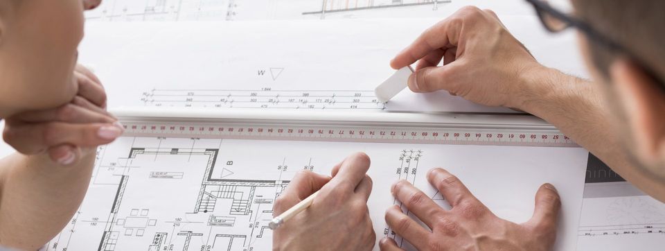 The contractors at Hansman Custom Homes draw up beautiful floor plans for your custom home build in Columbia, Mo.