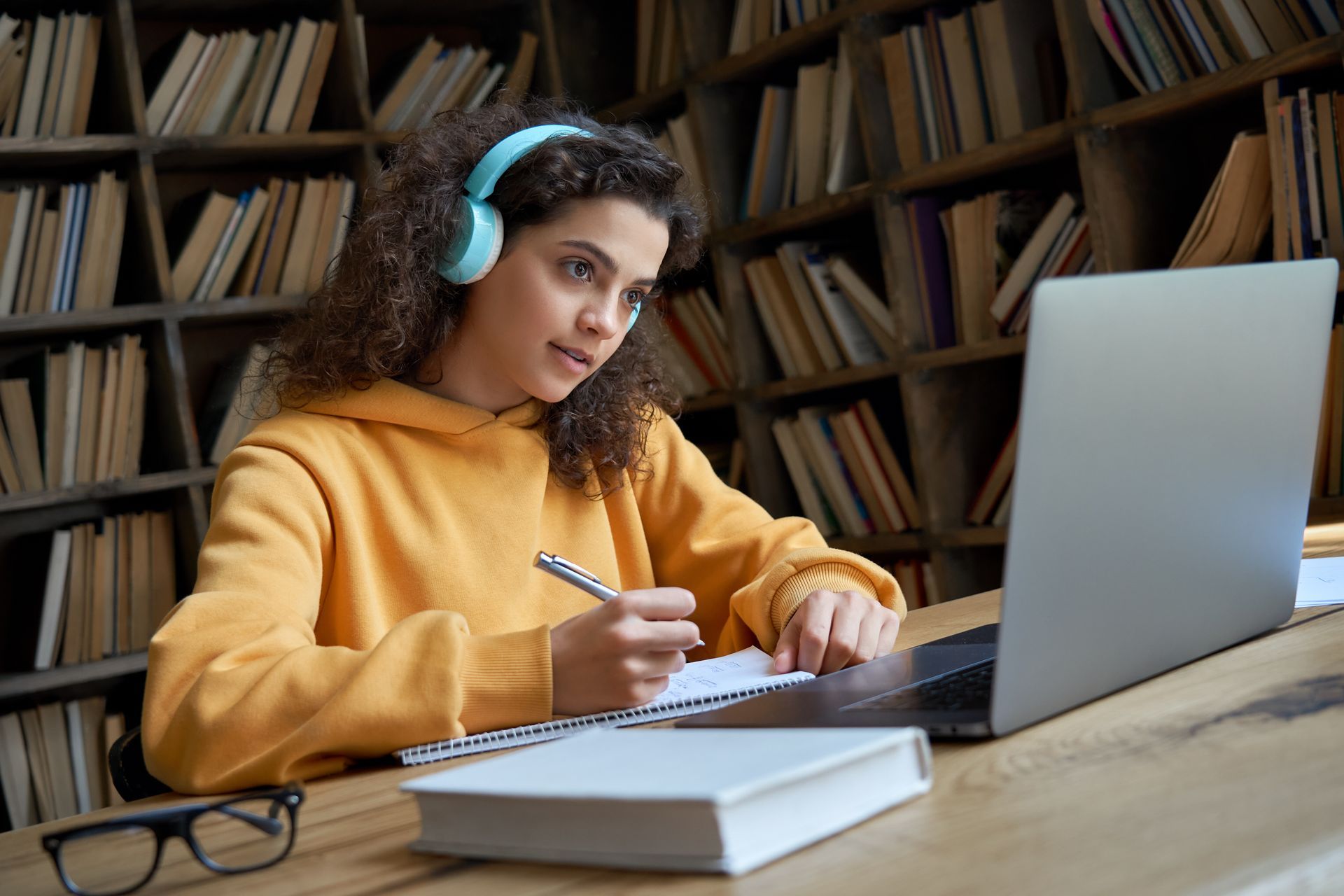 Girl searching for college school