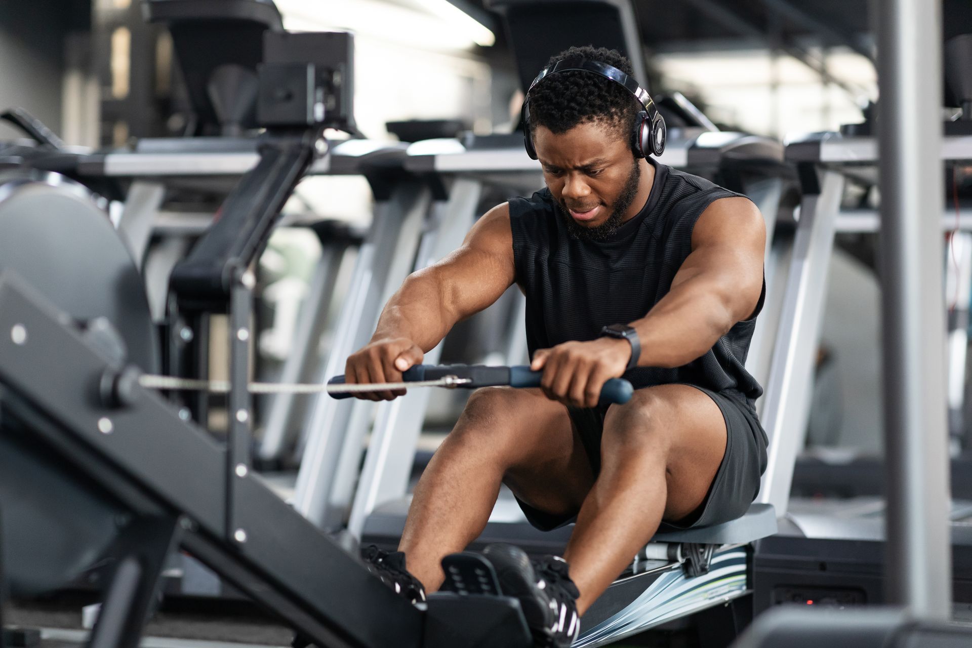 Man exercising