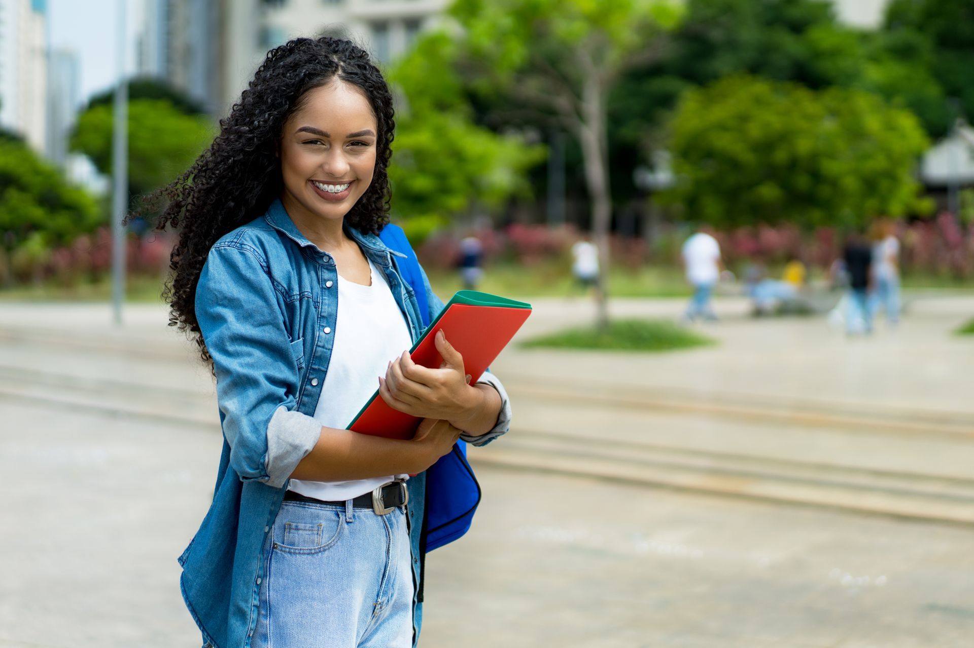 Girl in campus