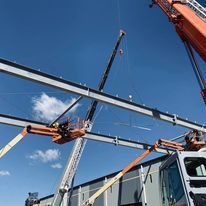 Steel structure crane hire Sydney