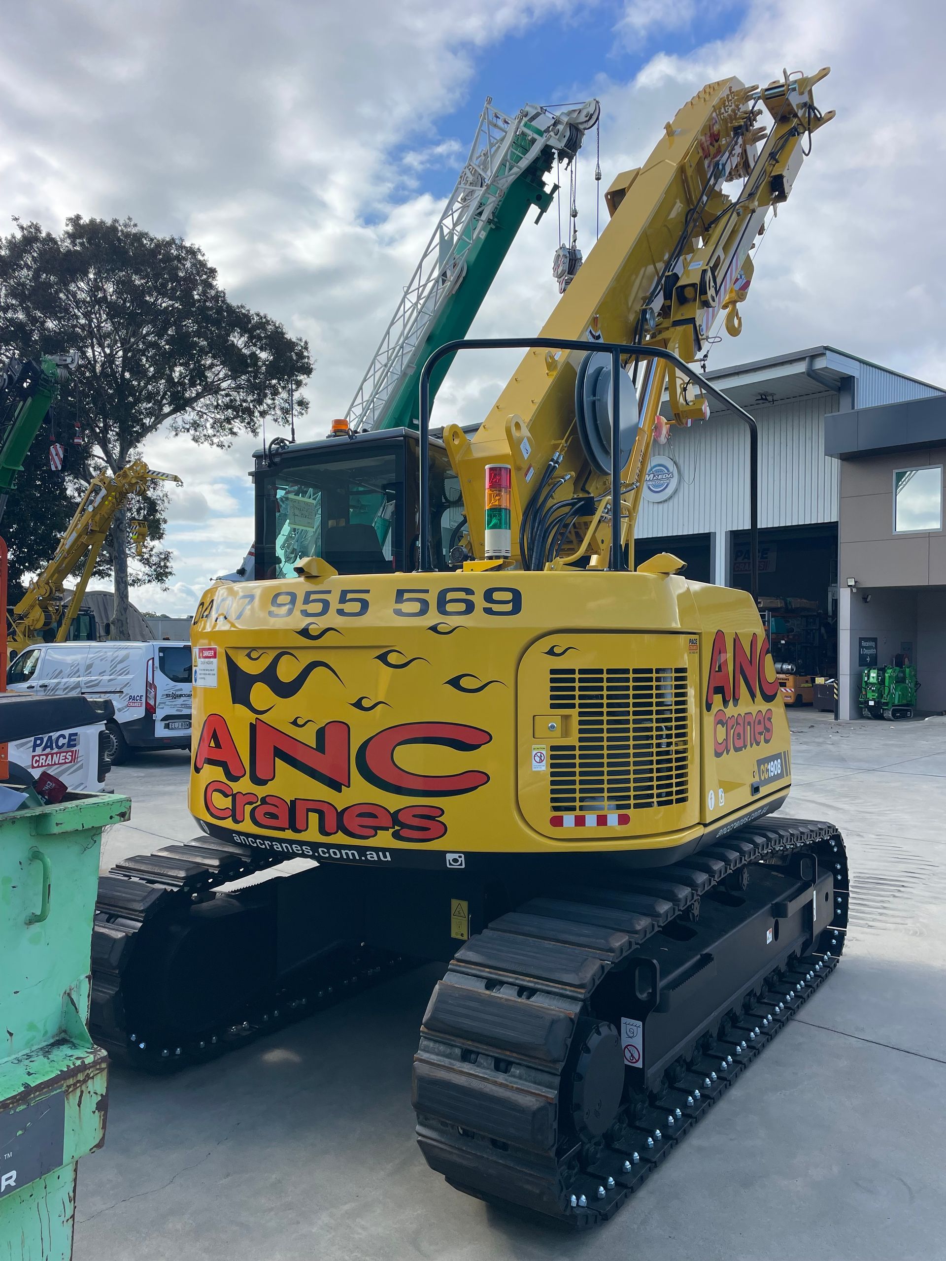 ANC Crane Hire telescoping mini crane