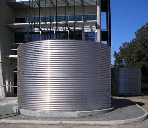 water tank crane installation