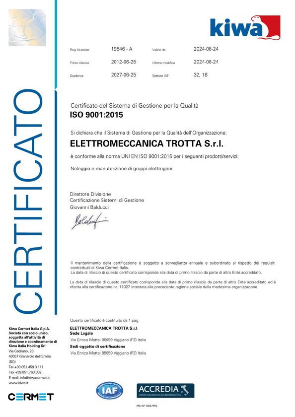 certificazione