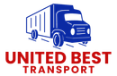 Blue truck logo with "UNITED BEST TRANSPORT" in red text.