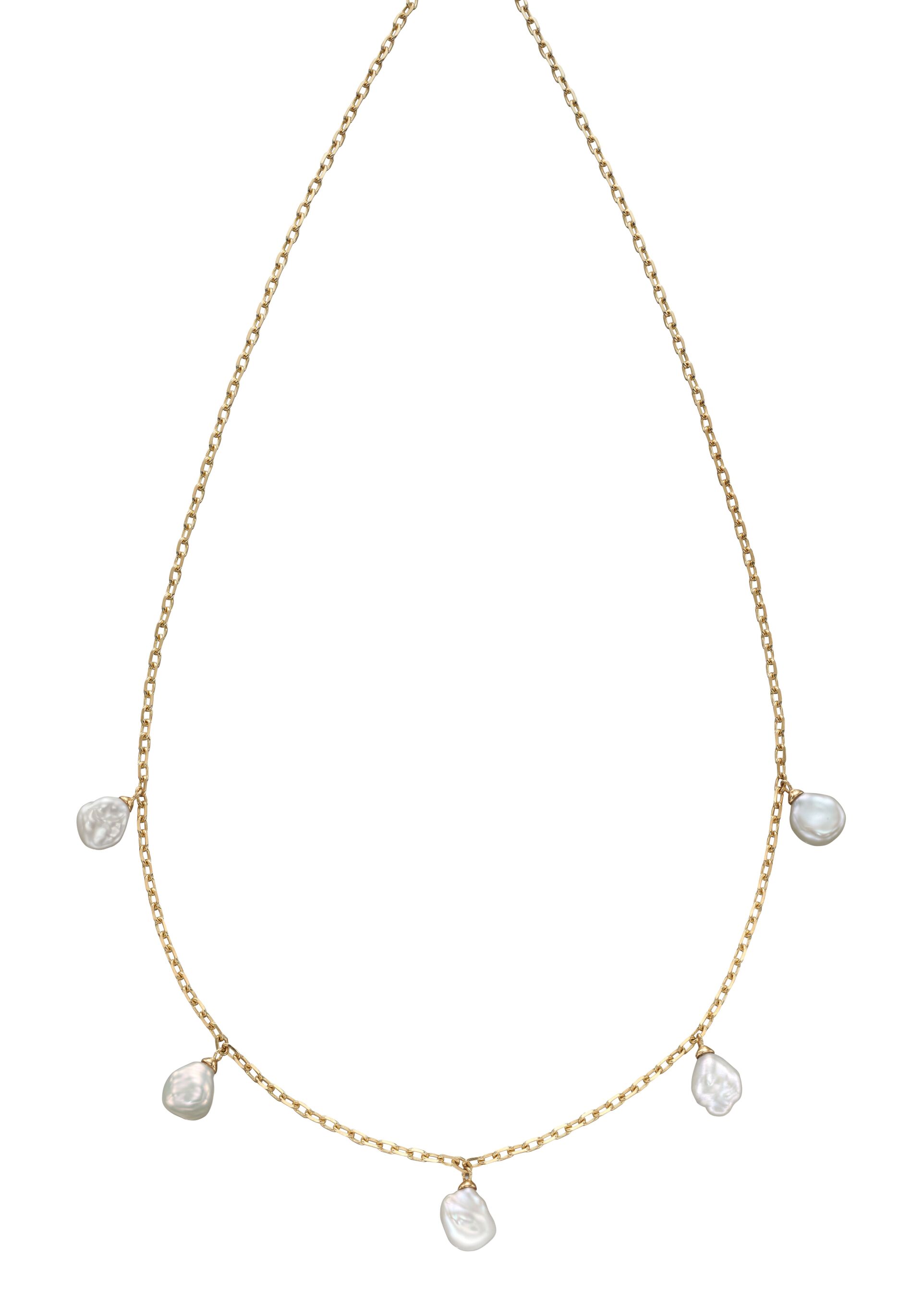 gold pearl necklace