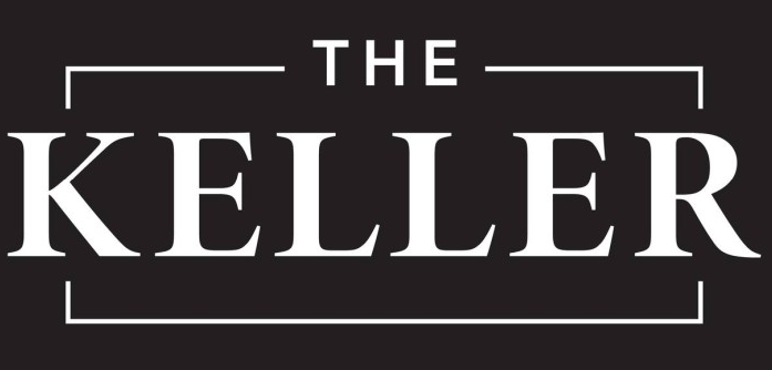 Logo for The Keller, featuring the text 
