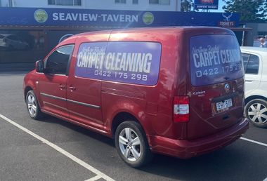 Professional Cleaner's Work Van — Carpet Cleaning in Coffs Harbour