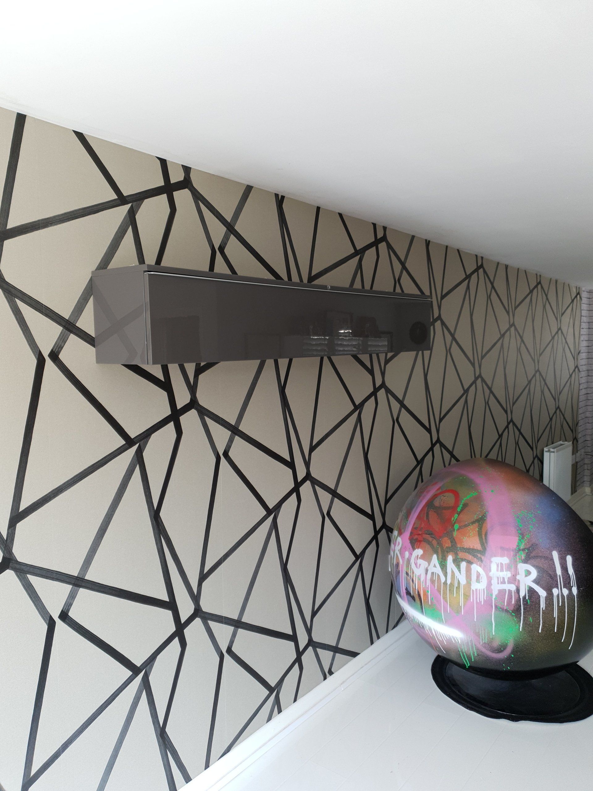 Professional wallpaper hanging