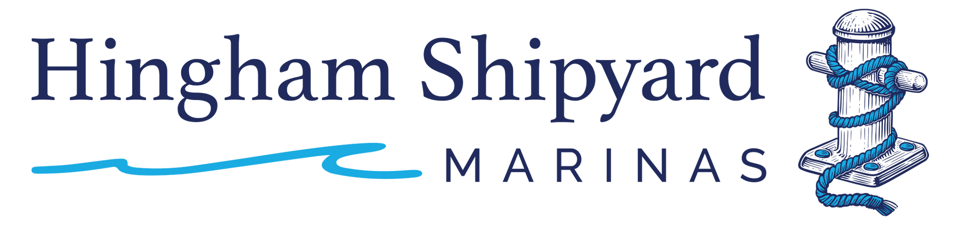 Placeholder text with a wave logo, "at Watch Hill Marinas" text.