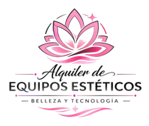 Logotipo con una flor de loto rosa y texto en español: 