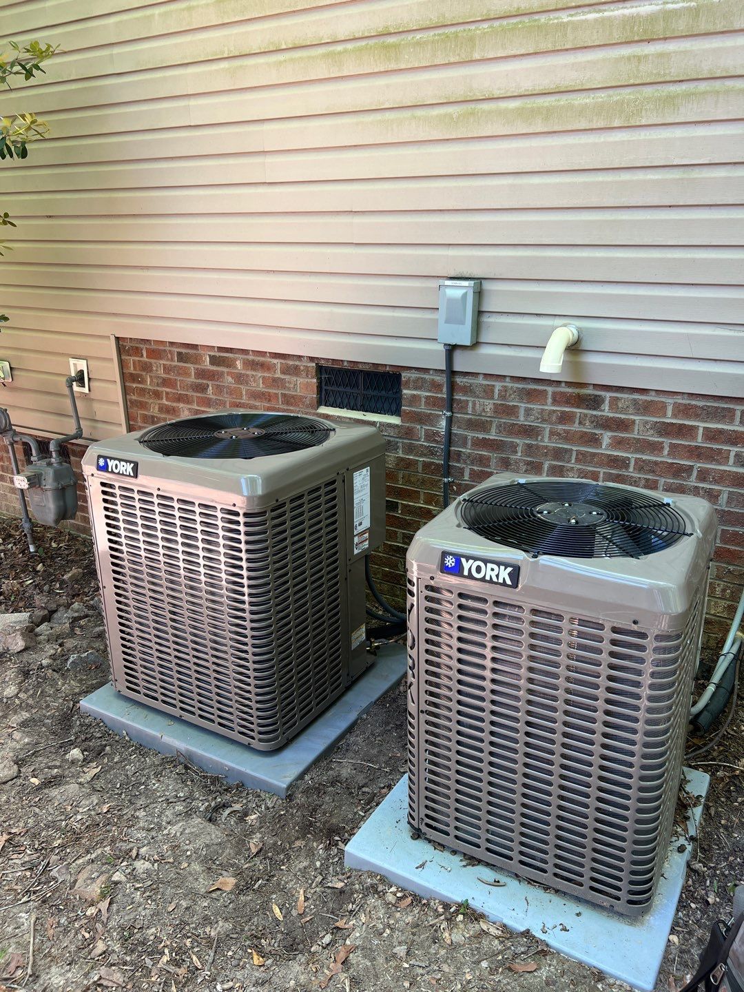 two York HVAC systems