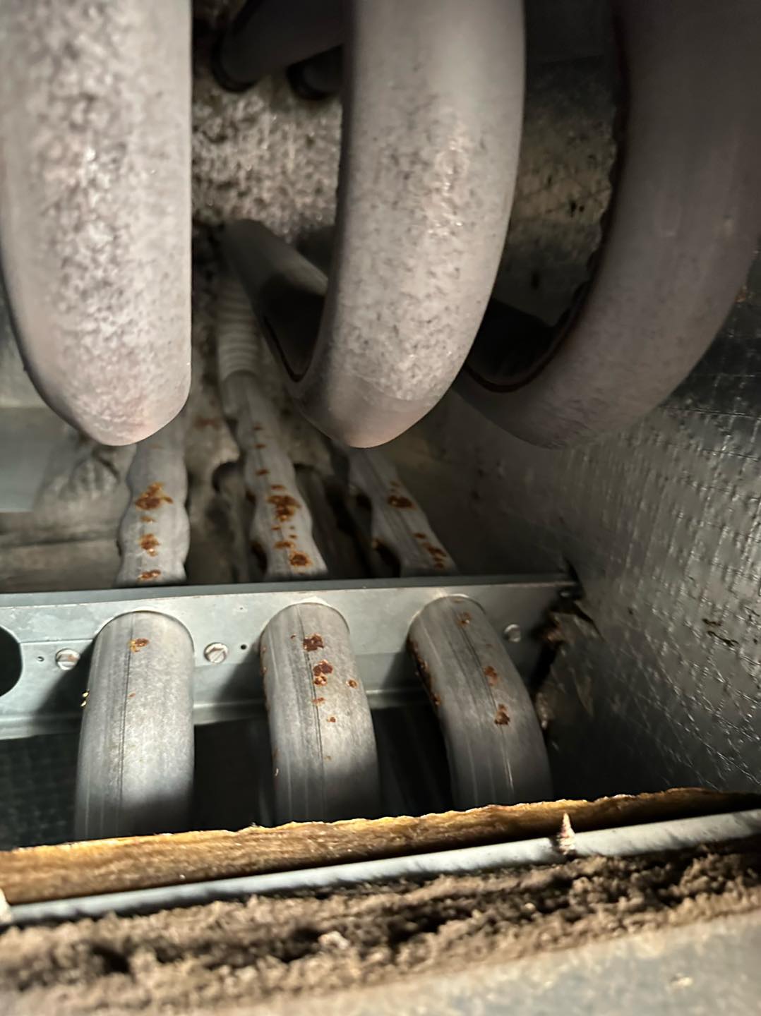 a bad heat exchanger that is cracked and needs replaced